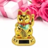 Solar Powered Waving Lucky Cat Ornament