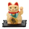 Solar Powered Lucky Cat Dashboard Decoration