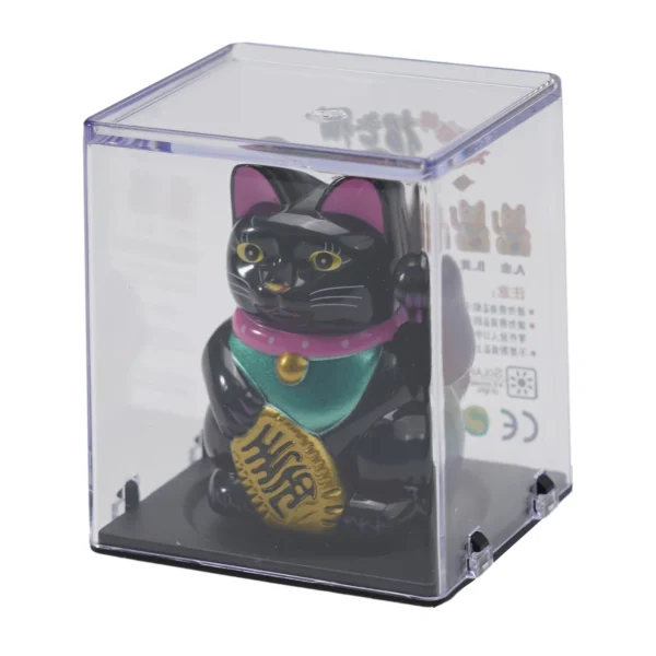 Solar Powered Lucky Cat Dashboard Decoration